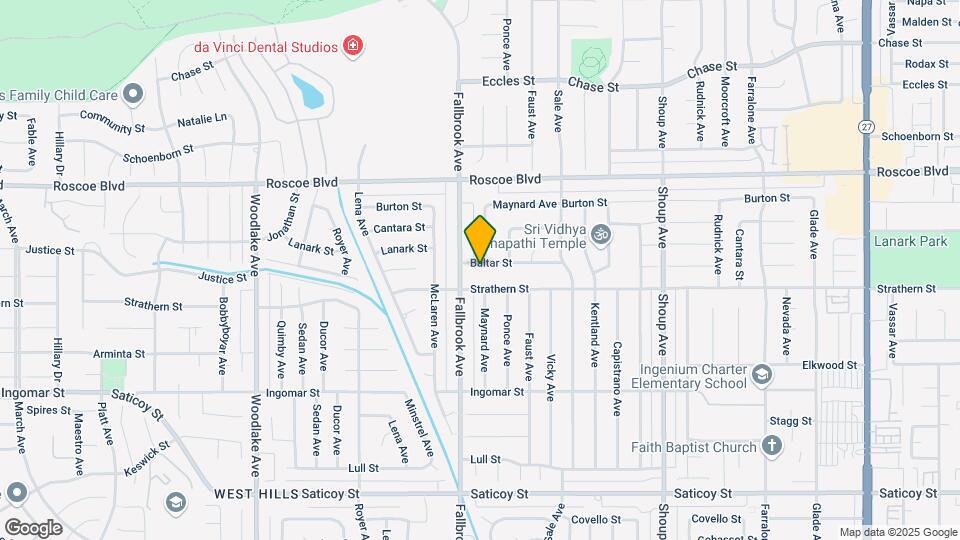 22734 Baltar St Map and Location Details
