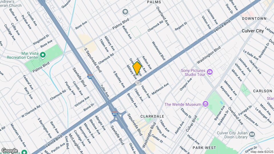 3760 Military Ave Map and Location Details