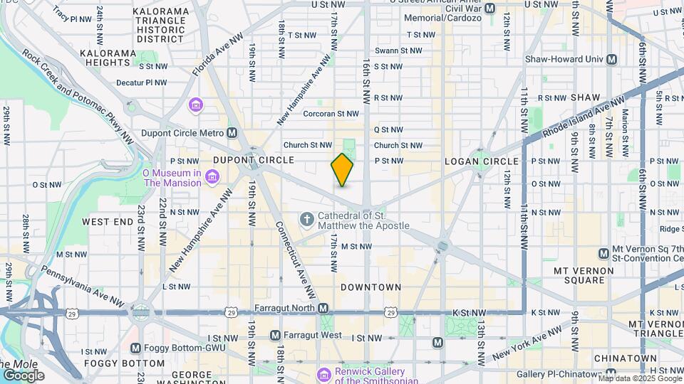 1625 Massachusetts Avenue Mapa y Detalles de la Ubicación