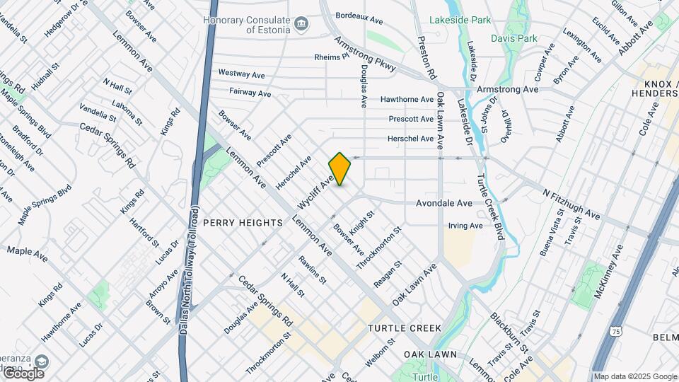 4216 Holland Ave Map and Location Details