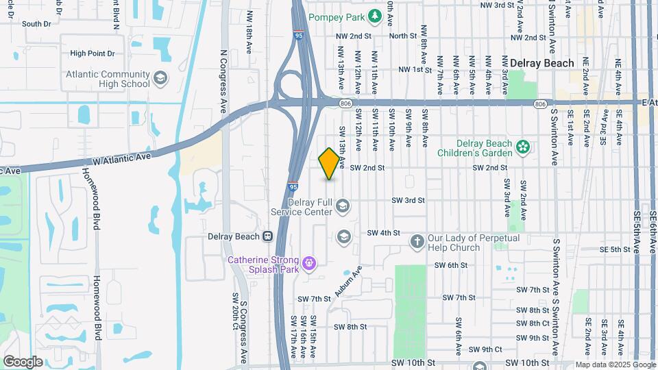 225 SW 14th Ave Map and Location Details