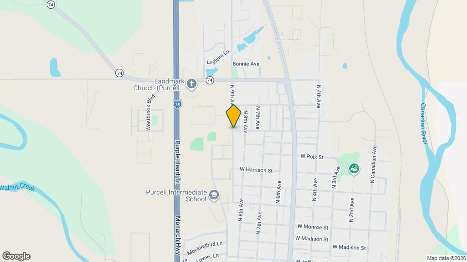 Purcell Village Apartments Map and Location Details