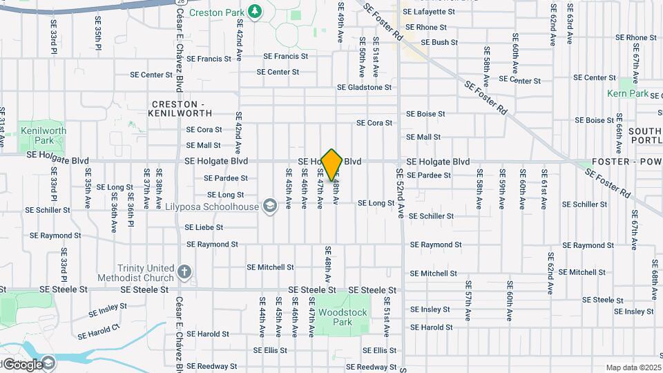 4617 SE 48th Av Map and Location Details