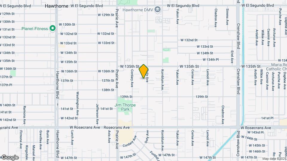 13623 Doty Ave Map and Location Details