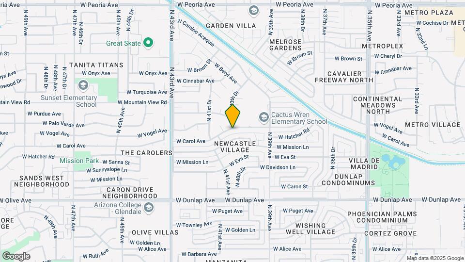 4025 W Carol Ave Map and Location Details