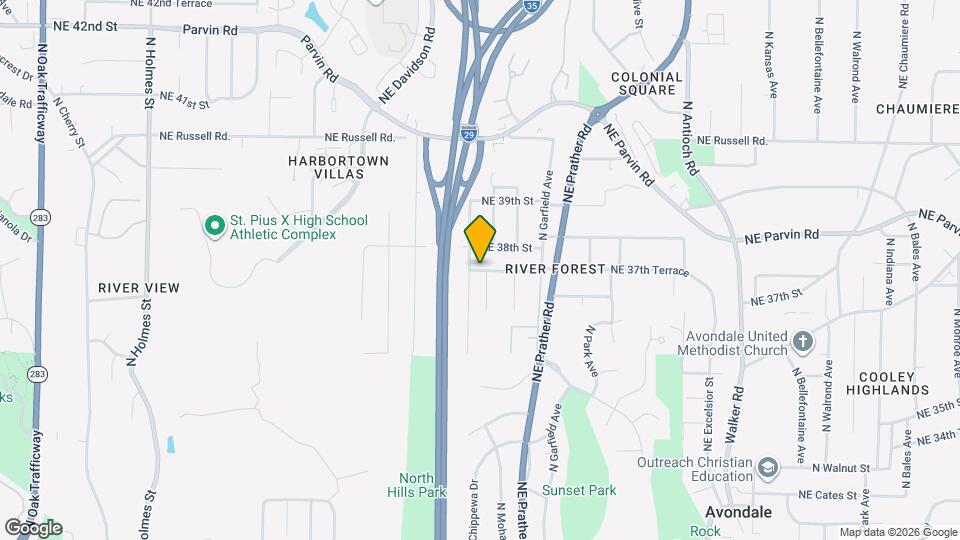 1811 NE 37th Ter Map and Location Details