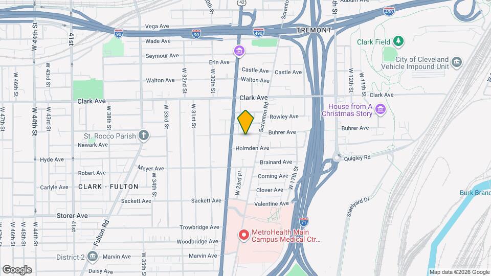 2303 Althen Ave, Unit Up Map and Location Details