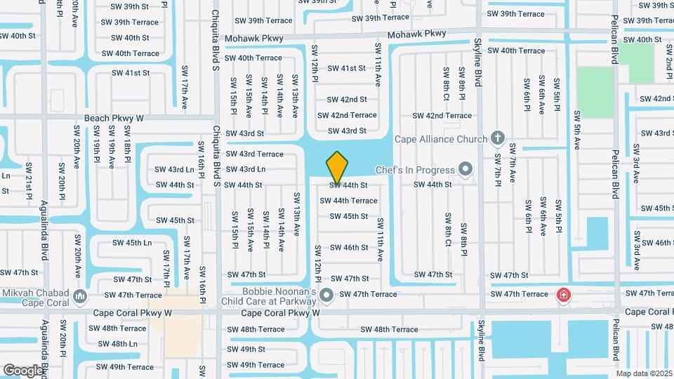 1140 SW 44th St Map and Location Details