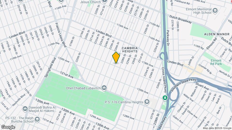 118-59 227th St Map and Location Details