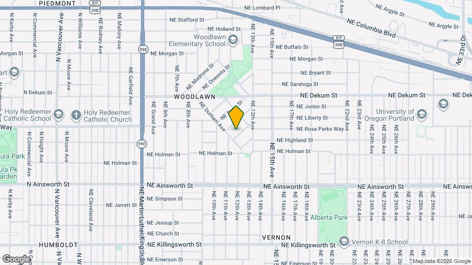 1125 NE Morton St Map and Location Details