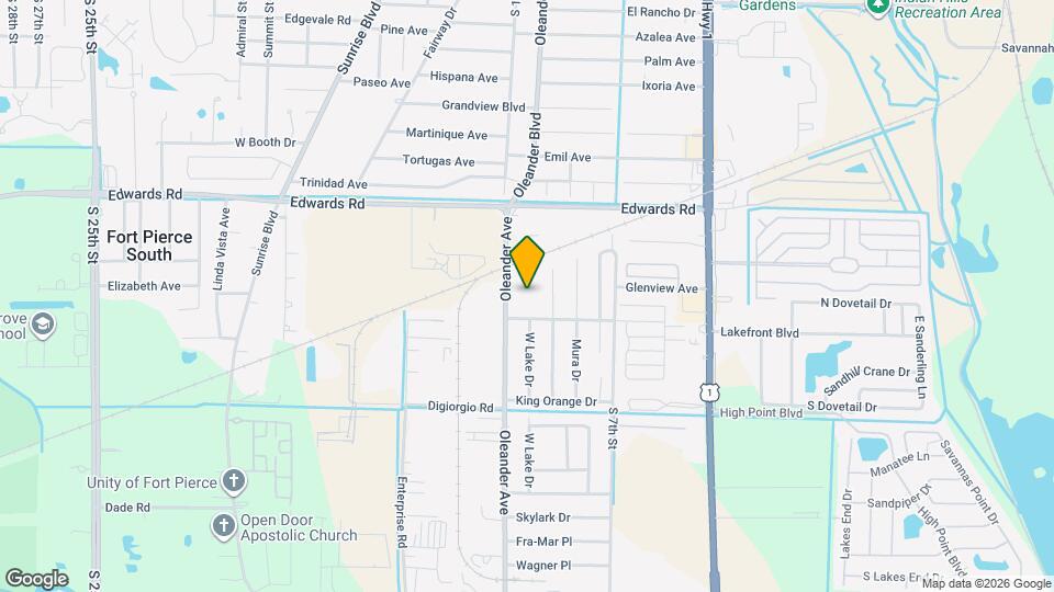 3182 Oleander Ave Map and Location Details