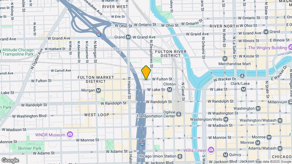 657 W Fulton St Map and Location Details