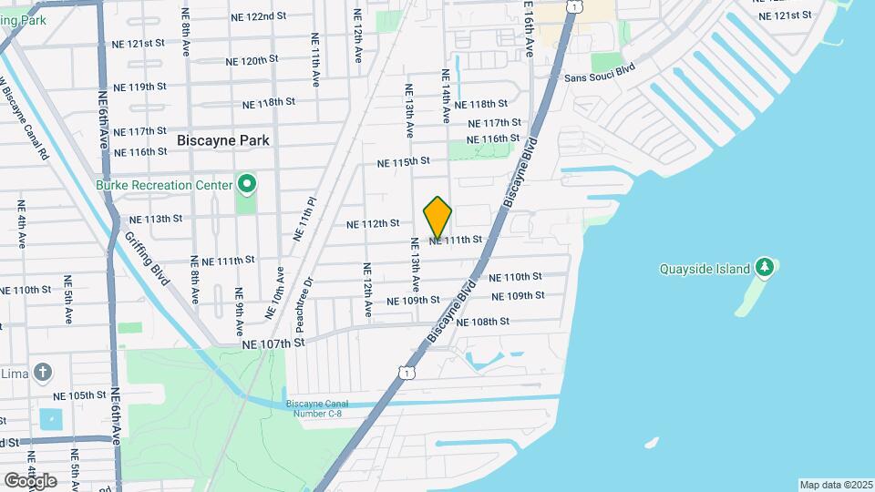 1376 NE 111th St, Unit STUDIO Map and Location Details