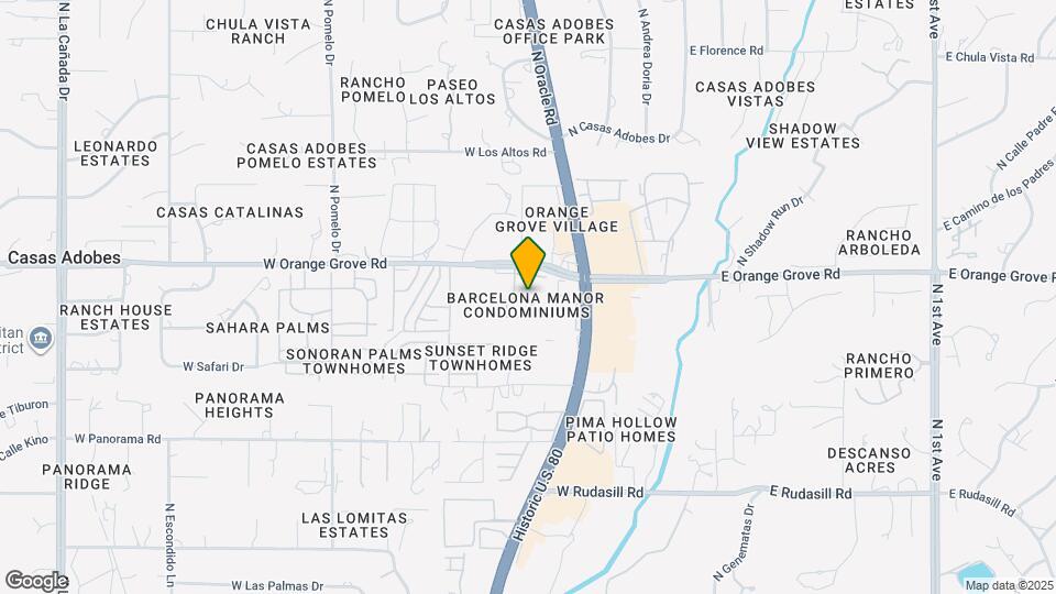 6342 N Barcelona Ln Map and Location Details