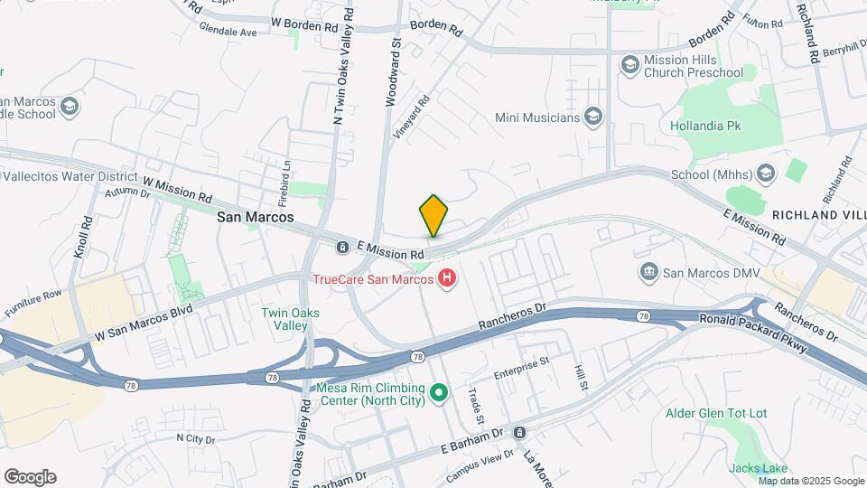 293 Mission Villas Rd Map and Location Details