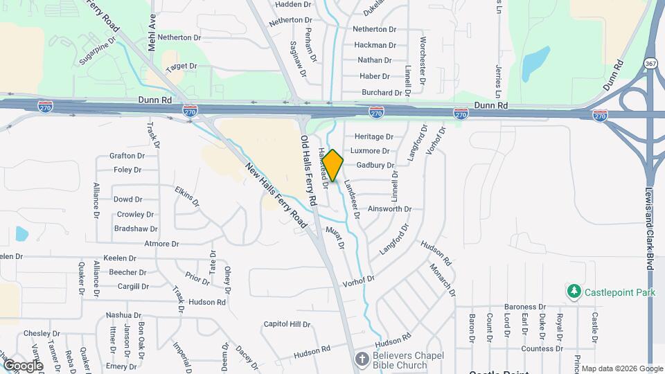 10720 Hallstead Dr Map and Location Details