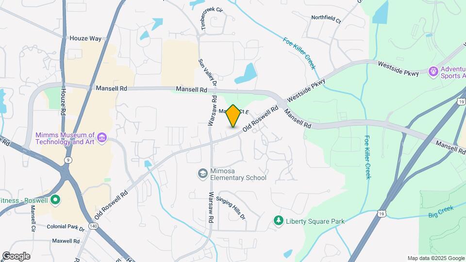 1136-1142 Old Roswell Rd Map and Location Details