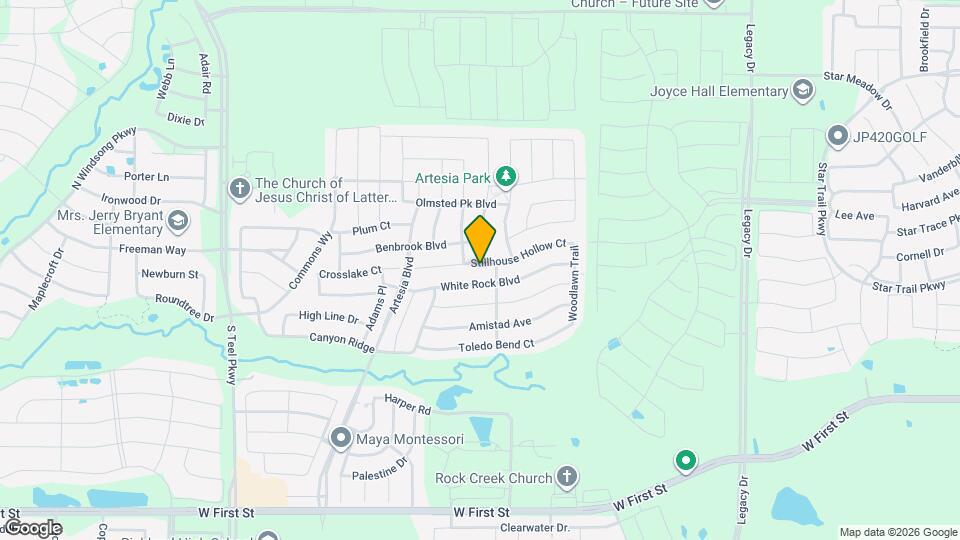 16416 Stillhouse Hollow Ct Map and Location Details