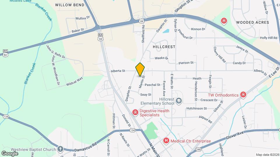 205 Martin St Map and Location Details