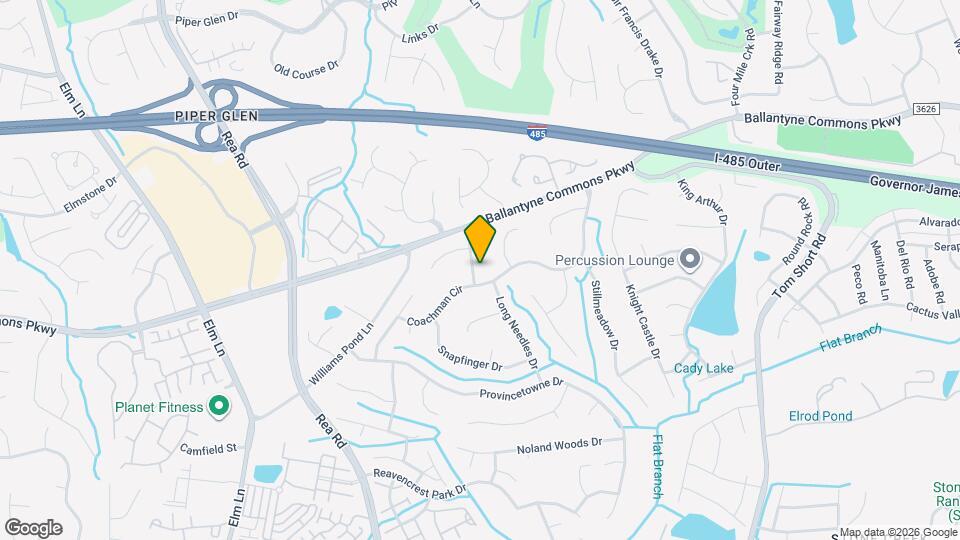 10749 Colony Woods Dr Map and Location Details