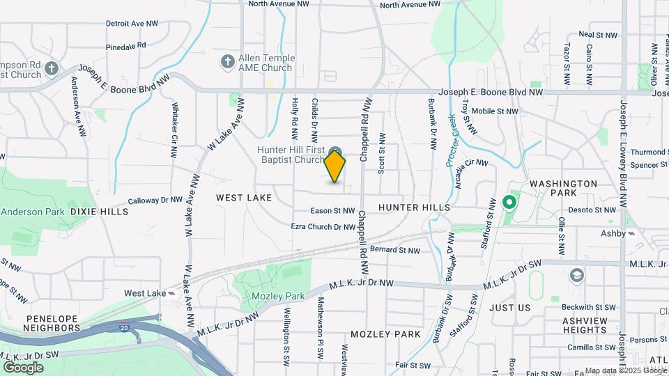 1447 Akridge St NW Map and Location Details