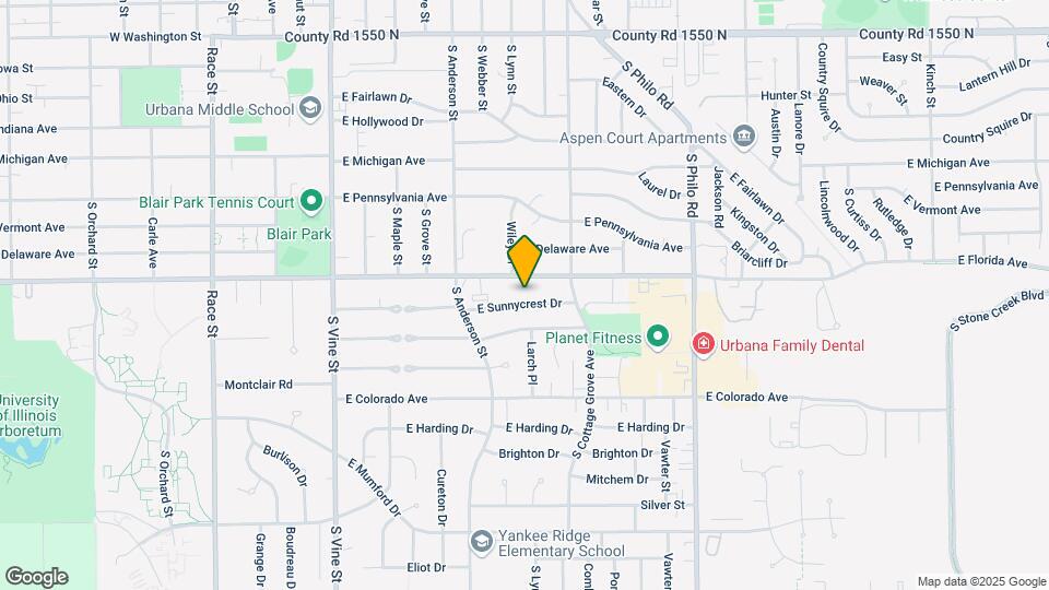904 E Sunnycrest Dr Map and Location Details