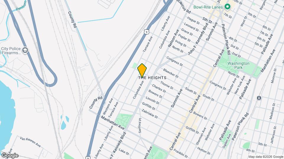 79 Columbia Ave Map and Location Details