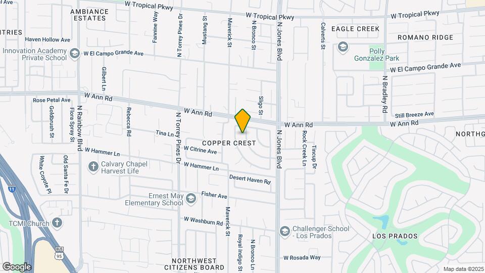 6157 Copper Crest Dr Map and Location Details