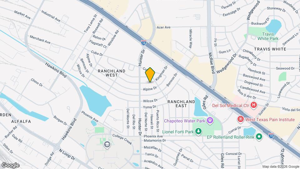 7512 Kingman Dr Map and Location Details