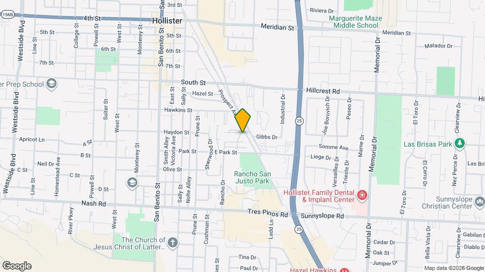 990 Prospect Ave Map and Location Details
