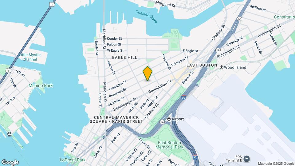 230 Saratoga St, Unit 3 Map and Location Details