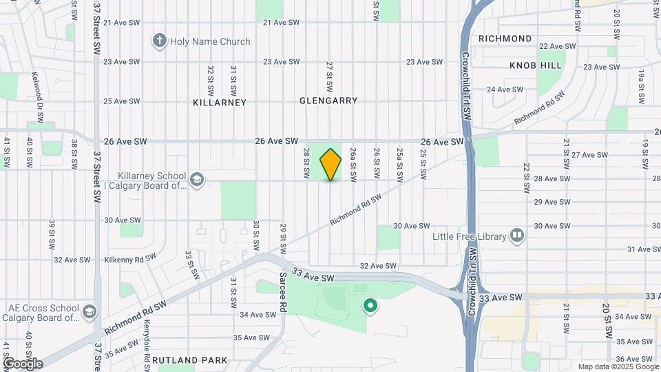 3002-3027 27 St SW Map and Location Details