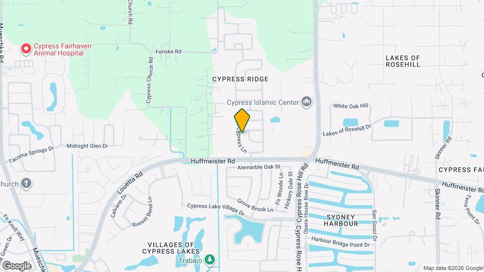 15826 Kings Cypress Ln Map and Location Details