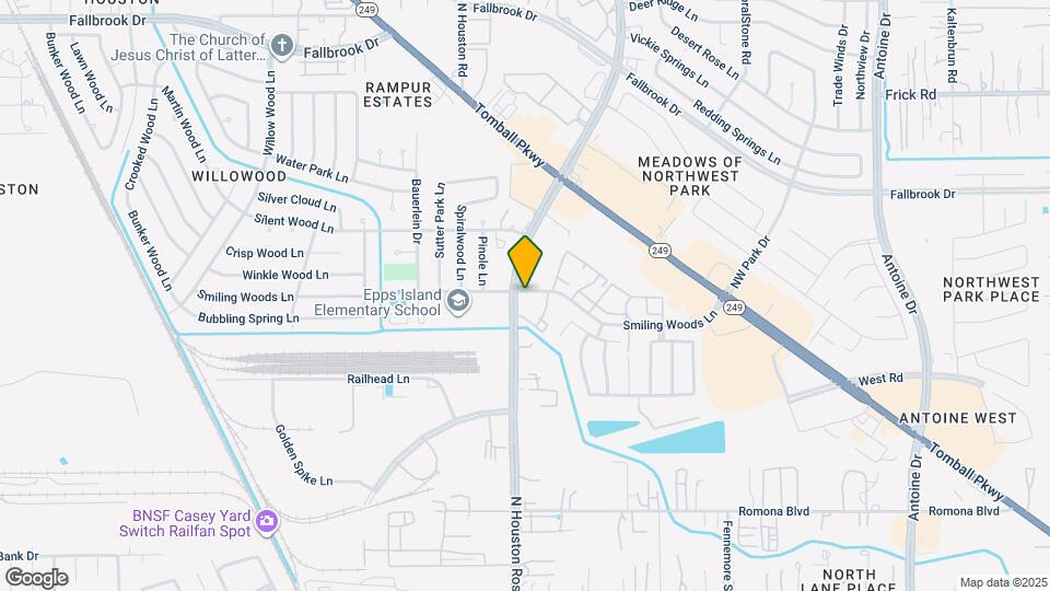12752 N Houston Rosslyn Rd Map and Location Details