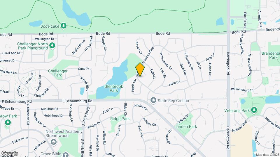 111 W Green Meadows Blvd Map and Location Details