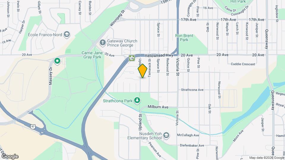 2206 Upland St Map and Location Details