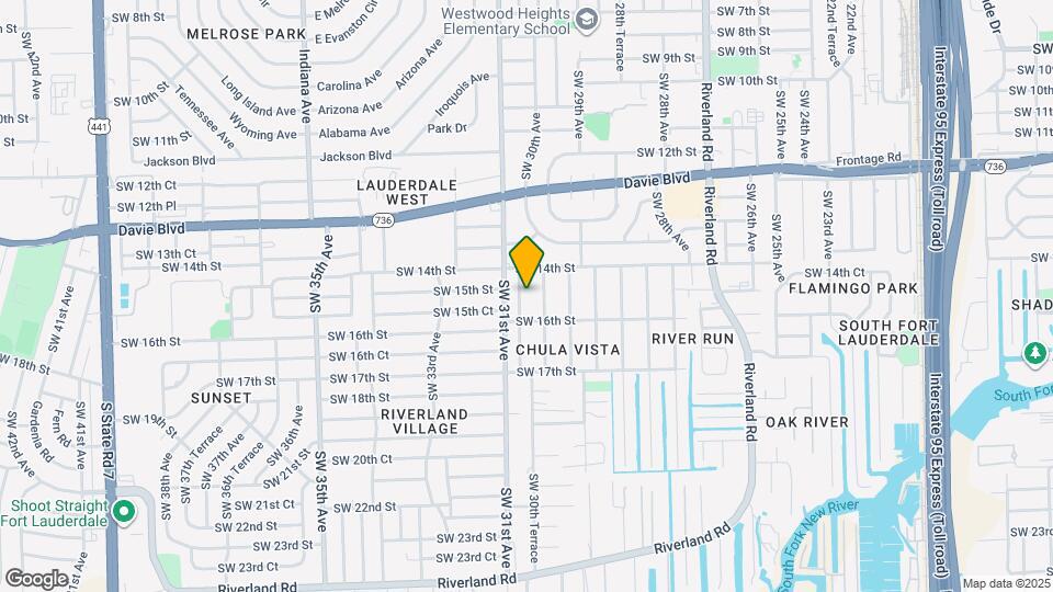 1516 SW 30th Terrace Map and Location Details