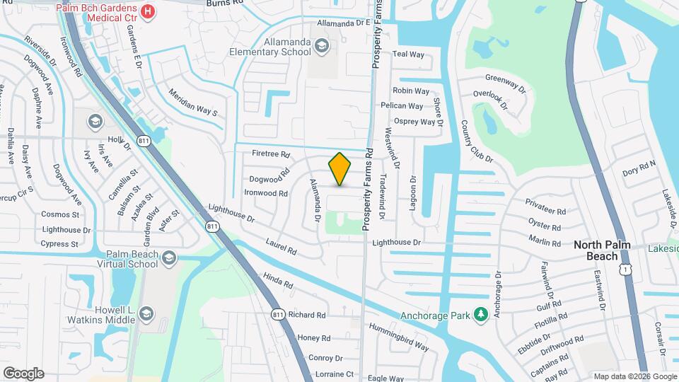 825 Buttonwood Rd Map and Location Details