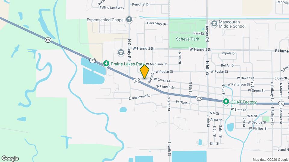 1215 W Main St Map and Location Details