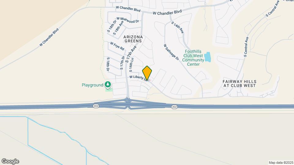 1560 W Satinwood Dr Map and Location Details