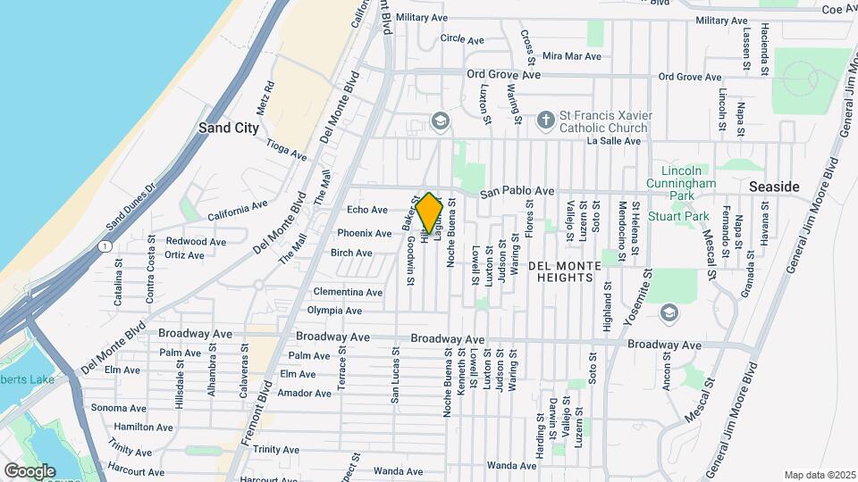 1726 Hilton St Map and Location Details