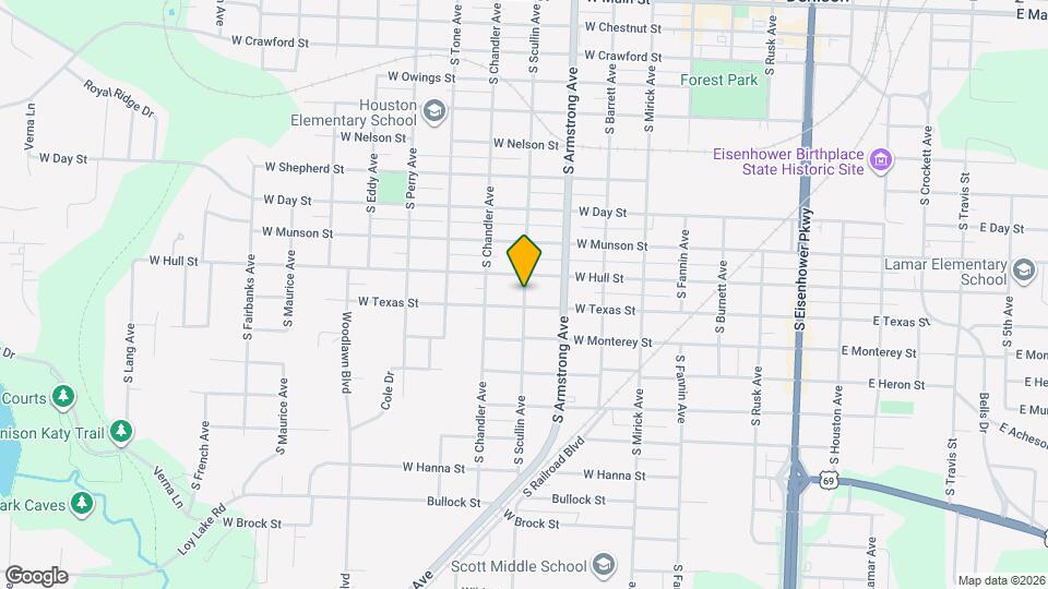 1017 S Scullin Ave Map and Location Details