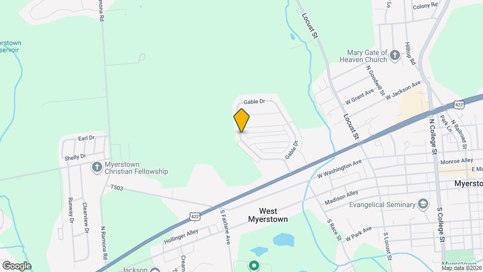 74 Gable Dr Mapa y Detalles de la Ubicación