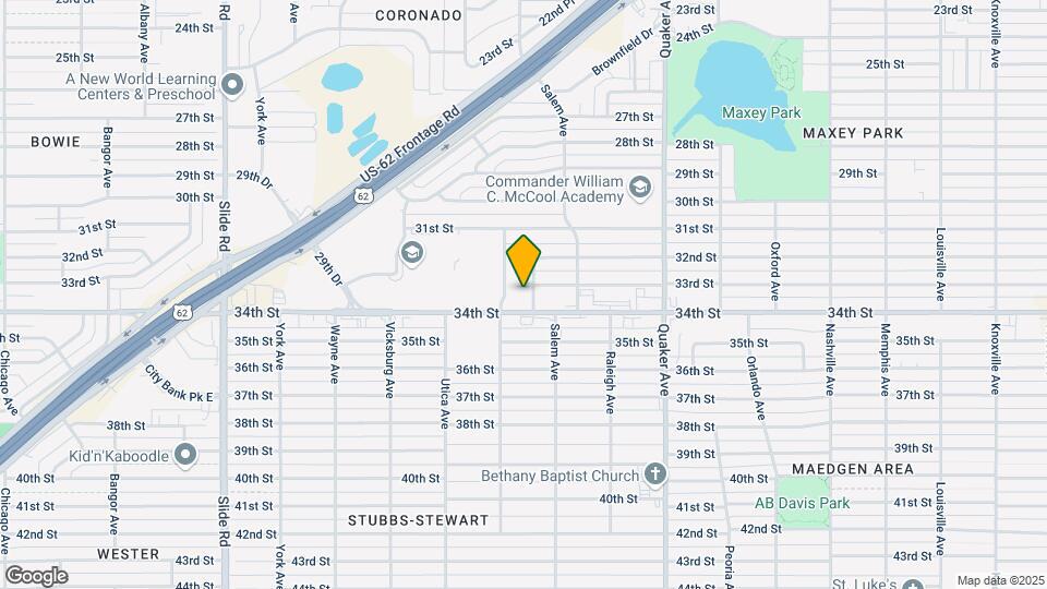 3302 Salisbury Ave Map and Location Details
