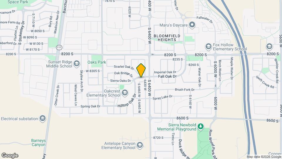 6456 W 8375 S Map and Location Details