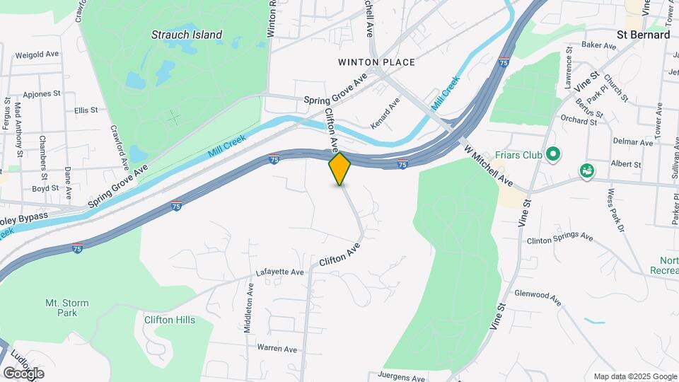 4081 Clifton Ave Mapa y Detalles de la Ubicación