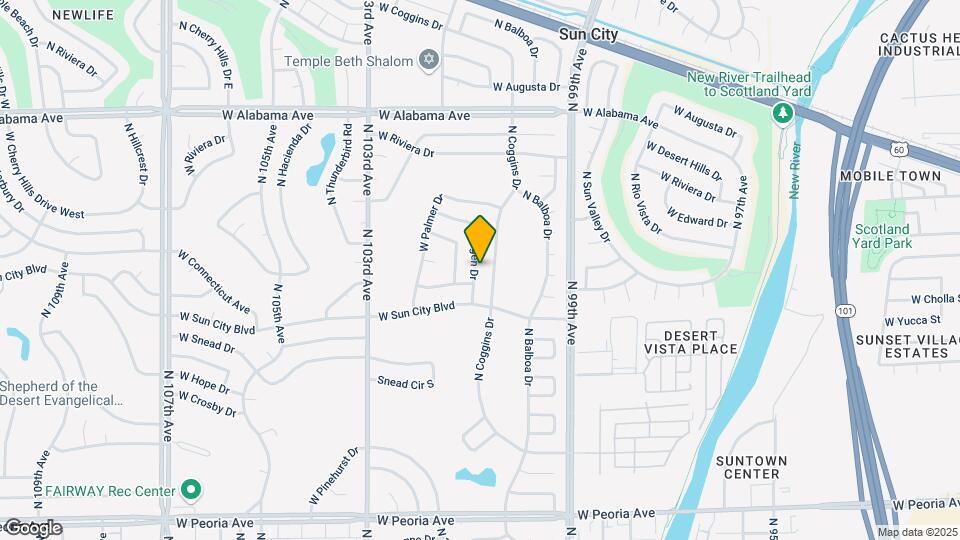 11433 N Hagen Dr Map and Location Details