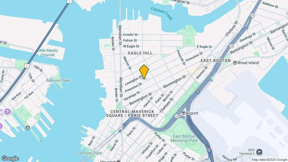 104 Princeton St, Unit 3 Map and Location Details