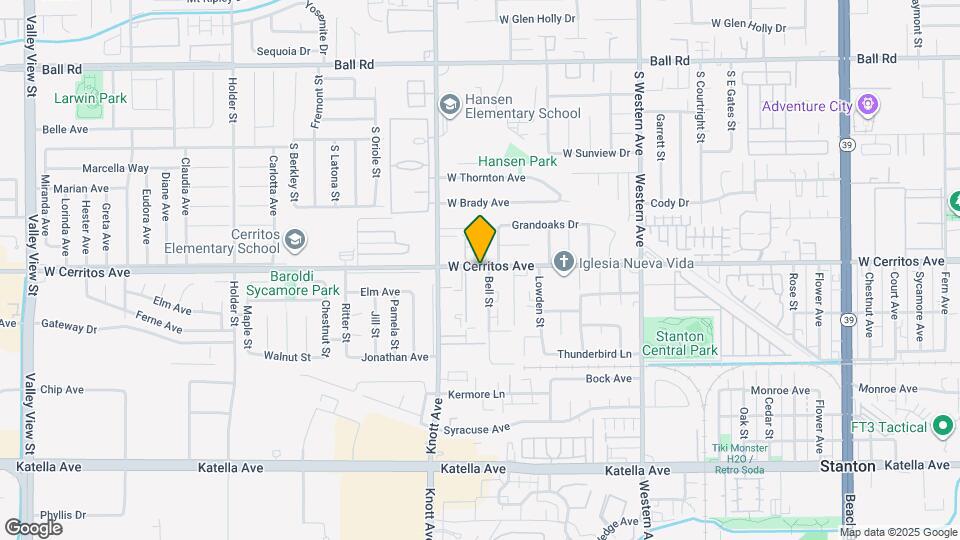 7100 W Cerritos Ave Map and Location Details