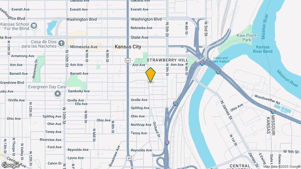 501 N 6th St, Unit 1 Map and Location Details